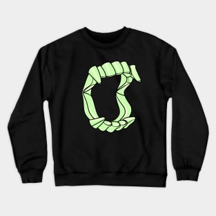 Vintage Vampire Teeth Crewneck Sweatshirt